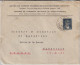 TURQUIE - 1935 - CACHET CHAMBRE DE COMMERCE FRANCAISE De CONSTANTINOPLE AU DOS ENVELOPPE => MARSEILLE - Brieven En Documenten