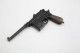 Vintage TOY GUN : Mauser C96 By Edison Giocattoli MAM Armodelli W Box - Scale: 1/2.5 - 19**s - Keywords : Cap - Revolver - Armes Neutralisées
