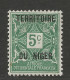 NIGER TAXE N° 1 NEUF*   CHARNIERE  / Hinge / MH - Unused Stamps