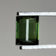 Delcampe - Tourmaline Naturelle Verte  D'Afrique - Baguette 0.80 Carat - 5.7 X 4.4 X 3.2 Mm - Tormalina