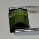 Delcampe - Tourmaline Naturelle Verte  D'Afrique - Baguette 0.80 Carat - 5.7 X 4.4 X 3.2 Mm - Tormalina