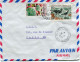 AFARS ET ISSAS LETTRE PAR AVION AVEC AFFRANCHISSEMENT MIXTE SOMALIS/AFARS DEPART DJIBOUTI 9-5-1969 TER FRs AFARS ISSAS - Storia Postale