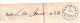 Lettre Par Voiturier De Bâle Du 14 Juin 1824 Pour  Colmar, Filagramme Canton Basel, Cachet  5 Rapp Et Marque En Relief - ...-1845 Prephilately