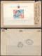 Liechtenstein. Souvenir Sheet Sc. B14 On Registered  Letter, Sent From Vaduz On 26.10.1936 To Munich. - Cartas & Documentos
