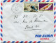 AFARS ET ISSAS LETTRE PAR AVION DEPART DJIBOUTI 30-9-1971 TER FRs AFARS ISSAS POUR LA FRANCE - Cartas & Documentos