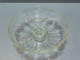 Delcampe - -ANCIENNE COUPE SUR PIED COMPOTIER COUPE A FRUITS En VERRE CENTRE Forme FLEUR   E - Altri & Non Classificati