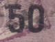 Hong Kong 1891 Mi. 49II, 50c. / 48c. Victoria ERROR Variety '5' & 'C' Cut Short & Short Upper Beam On '5' (2 Scans) - Usati