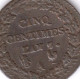 Delcampe - DUPRE - 5 Centimes  An 7 A - Variété 7/5 Et A/I  Rareté Non Signalée - 5 Centimes