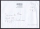 Netherlands: Cover, 2023, Handwritten Number Code As Stamp, Code Bought Online, Cancel Postage Control (creases) - Storia Postale