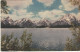 Jackson Lake And Teton Mountains, Wyoming Union Pacific Railroad Pictorial Post Card - Other & Unclassified