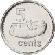 Fidji, Elizabeth II, 5 Cents, 2010, Nickel Plaqué Acier, SPL, KM:119 - Fiji