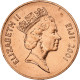 Fidji, Elizabeth II, 2 Cents, 2001, Copper Plated Zinc, SPL, KM:50a - Fidschi