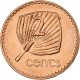 Fidji, Elizabeth II, 2 Cents, 2001, Copper Plated Zinc, SPL, KM:50a - Fidschi