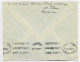 COQ  ALGERIE 4FR  + 5FR BLASON  LETTRE COVER  AVION C. PERLE AIN TEKAN 27.11.1945 ORAN POUR MADAGASCAR - 1944 Coq Et Marianne D'Alger