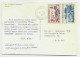 SAINT PIERRE ET MIQUELON 4FR+6FR CARTE PUB BW CO DOCTEUR KAYAK ST PIERRE ET MIQUELON 29.1.1959 POUR USA PEU COMMUN - Lettres & Documents