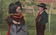 FOLKLORE - Costumes -  Costume Alsacien - Enfants - Carte Postale Ancienne - Trachten