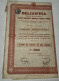 Belgofina S.A.Bege - Financière, Industrielle, Commerciale, Coloniale & Agricole - Action De Capital - Bruxelles 1925. - Bank & Versicherung