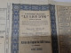Les Produits D'Entretien " Le Lion D'Or" S.A. - Action De Capital De 500 Frs Au Porteur - Bruxelles 1937. - Industrie
