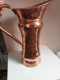 Delcampe - Broc A Eau En Cuivre Ancien Hauteur 36 Cm - Art Nouveau / Art Deco