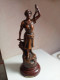 Ancien Statue Régule Femme Signé Ruchot Hauteur 36 Cm - Art Nouveau / Art Deco