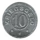 ALLEMAGNE / NOTGELD / STADT STRALSUND / 10 PFENNIG / 1917 / ZINC / 20 Mm  / 1.62 G / ETAT SUP - Notgeld