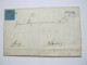 OLDENBURG , Brief Mit Blauem Stempel Aus BERNE  1855 Mit Inhalt - Oldenbourg