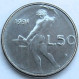 Pièce De Monnaie 50 Lire 1991 - 50 Lire