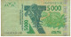 W.A.S. NIGER P617Hs 5000 FRANCS (20)19  Signature 44 FINE - États D'Afrique De L'Ouest