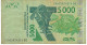 W.A.S. NIGER P617Hs 5000 FRANCS (20)19  Signature 44 FINE - West-Afrikaanse Staten