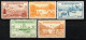 2326.NEW FOUNDLAND 1933 AIR, LABRADOR SG./ 230-234 MNH/MVLH - 1908-1947