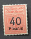 EISENBAHNMARKEN - SACHSEN - RAIL TRAIN SAXE - RAILWAY SAXONY - NEUF**/MNH - 40 Pf - Servizio