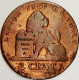 Belgium - 2 Centimes 1862, KM# 4.2 (#3078) - 2 Cents