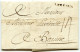 LUXEMBOURG - LUXEMB. AU TAMPON SUR LETTRE AVEC CORRESPONDANCE POUR LA FRANCE, 1759 - ...-1852 Voorfilatelie