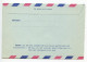 Norway 1960's Mint Aeogramme - 90o. Bird - Postal Stationery