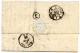 ITALIE - ROMA + F./25 SUR LETTRE AVEC CORRESPONDANCE POUR MALINES, 1866 - Etats Pontificaux