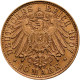 Bremen: 10 Mark 1907 J, Jaeger 204. 3,99 G, 900/1000 Gold. Auflage Nur 20.000 St - Goldmünzen