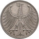 Bundesrepublik Deutschland 1948-2001: 5 DM Kursmünze 1958 J, Nur 60.000 Ex., Jae - Other & Unclassified