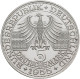 Bundesrepublik Deutschland 1948-2001: 5 DM 1955 G, Markgraf Von Baden, Jaeger 39 - Autres & Non Classés