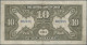 China: The Central Bank Of China, Lot With 100 Banknotes 10 Dollars 1923, P.176 - China