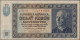 Czechoslovakia: Lot With 10 Banknotes Czechoslovakia And Slovakia With 2x 10 Kro - Tsjechoslowakije