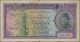 Egypt: National Bank Of Egypt, Pair With 1 Pound 1950 (P.24a, F, Cleaned) And 10 - Egypt