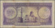 Egypt: National Bank Of Egypt, Pair With 1 Pound 1950 (P.24a, F, Cleaned) And 10 - Egipto