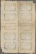 France: Two Uncut Sheets 5 Livres 1793 With 10 Assignates Each Sheet And 20 Diff - 1955-1959 Opdruk ''Nouveaux Francs''