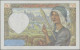 France: Banque De France, Lot With 6 Banknotes, Series 1940-1944, Including 20 F - 1955-1959 Overprinted With ''Nouveaux Francs''