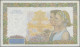 France: Banque De France, Lot With 6 Banknotes, Series 1940-1944, Including 20 F - 1955-1959 Sobrecargados (Nouveau Francs)
