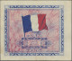 France: Allied Military Currency, Series 1944, Lot With 7 Banknotes, With 2, 5, - 1955-1959 Overprinted With ''Nouveaux Francs''