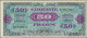 Delcampe - France: Allied Military Currency, Series 1944, Lot With 7 Banknotes, With 2, 5, - 1955-1959 Surchargés En Nouveaux Francs