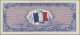 Delcampe - France: Allied Military Currency, Series 1944, Lot With 7 Banknotes, With 2, 5, - 1955-1959 Overprinted With ''Nouveaux Francs''