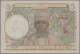 French West Africa: Banque De L'Afrique Occidentale, Lot With 10 Banknotes, Seri - États D'Afrique De L'Ouest