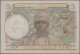 French West Africa: Banque De L'Afrique Occidentale, Lot With 10 Banknotes, Seri - Westafrikanischer Staaten